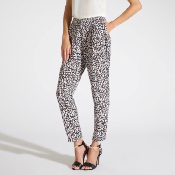 Kardashian Kollection Black & White Cheetah Print Pants Size XS - Picture 1 of 8
